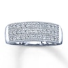 Thumbnail Image 1 of Previously Owned Anniversary Band 1/2 ct tw Round-ciut Diamonds 10K White Gold