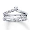 Thumbnail Image 1 of Previously Owned Wrap Ring 1/2 ct tw Diamonds 14K White Gold