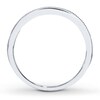 Thumbnail Image 1 of Previously Owned Diamond Anniversary Band 1/8 ct tw Princess-cut 10K White Gold