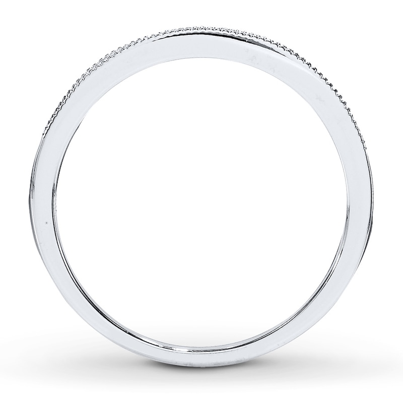 Previously Owned Diamond Anniversary Band 1/8 ct tw Princess-cut 10K White Gold