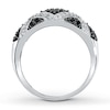 Previously Owned Black/White Diamond Ring 1/3 ct tw 10K White Gold