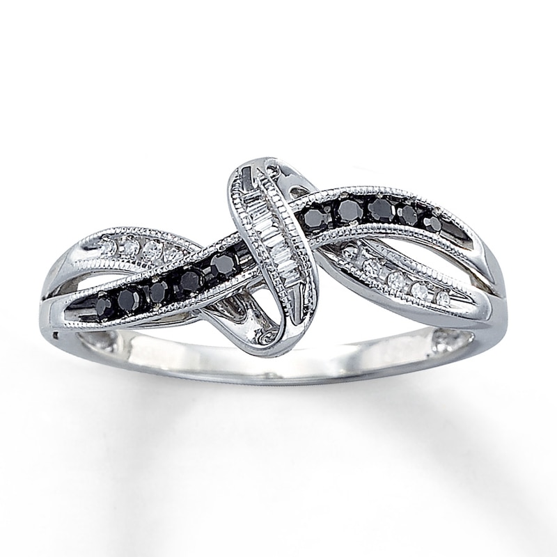 Previously Owned Ring 1/8 ct tw Diamonds Sterling Silver