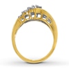 Thumbnail Image 2 of Previously Owned Diamond Ring 1 ct tw Round & Baguette 14K Yellow Gold
