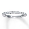 Thumbnail Image 0 of Previously Owned Diamond Anniversary Ring 3/4 ct tw Round-cut 14K White Gold