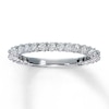 Thumbnail Image 1 of Previously Owned Diamond Anniversary Ring 3/4 ct tw Round-cut 14K White Gold
