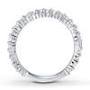 Thumbnail Image 1 of Previously Owned Diamond Anniversary Ring 3/4 ct tw Round-cut 14K White Gold