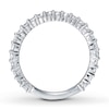 Thumbnail Image 2 of Previously Owned Diamond Anniversary Ring 3/4 ct tw Round-cut 14K White Gold