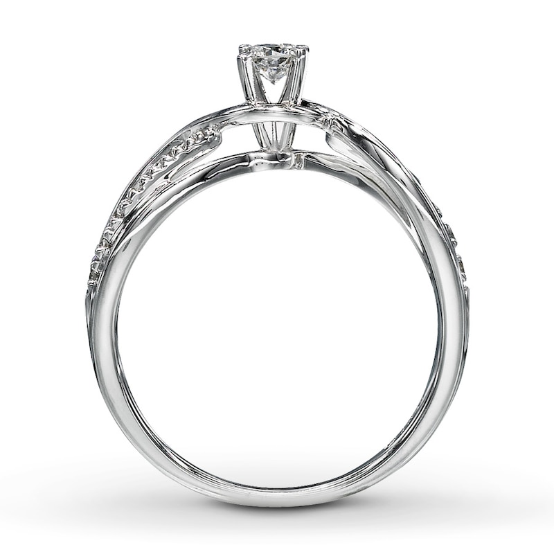 Main Image 2 of Previously Owned Ring 1/3 ct tw Diamonds 10K White Gold