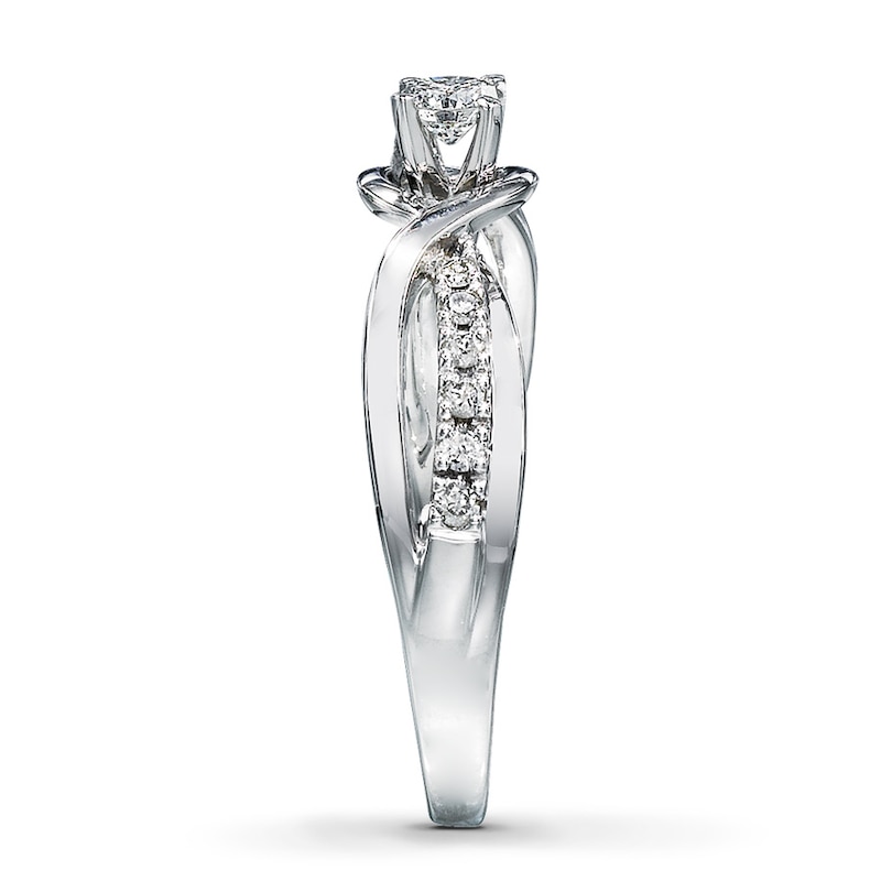 Main Image 3 of Previously Owned Ring 1/3 ct tw Diamonds 10K White Gold