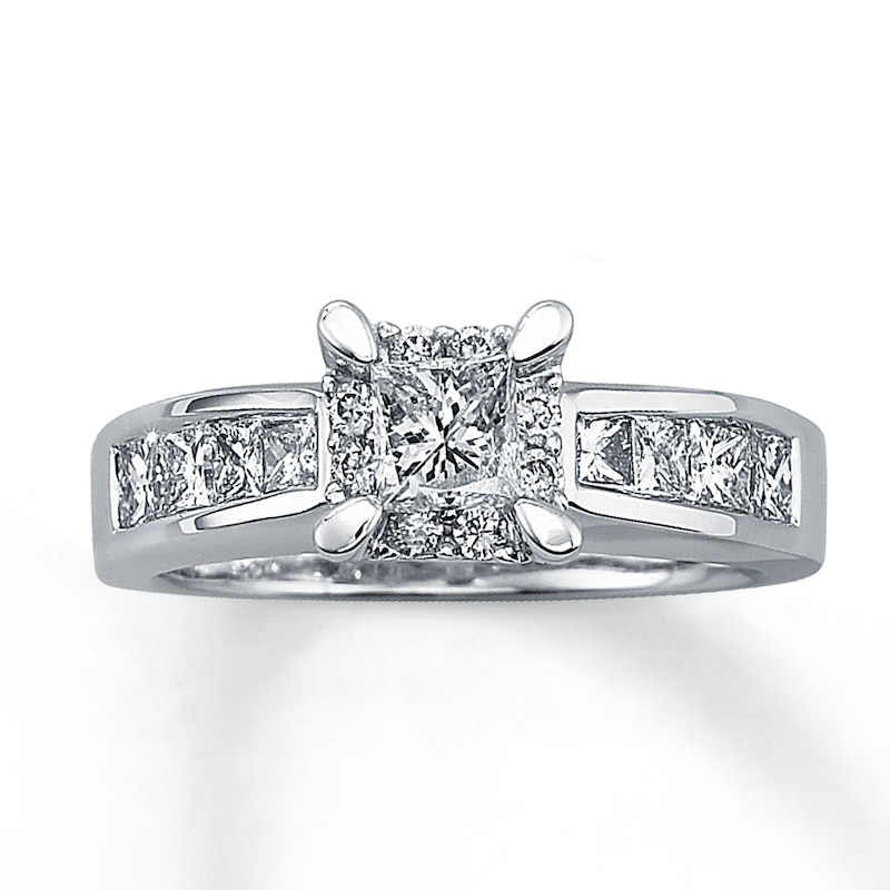 Previously Owned Ring 1-1/4 ct tw Diamonds 14K White Gold