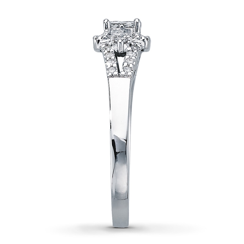 Main Image 3 of Previously Owned Ring 1/3 ct tw Diamonds 10K White Gold