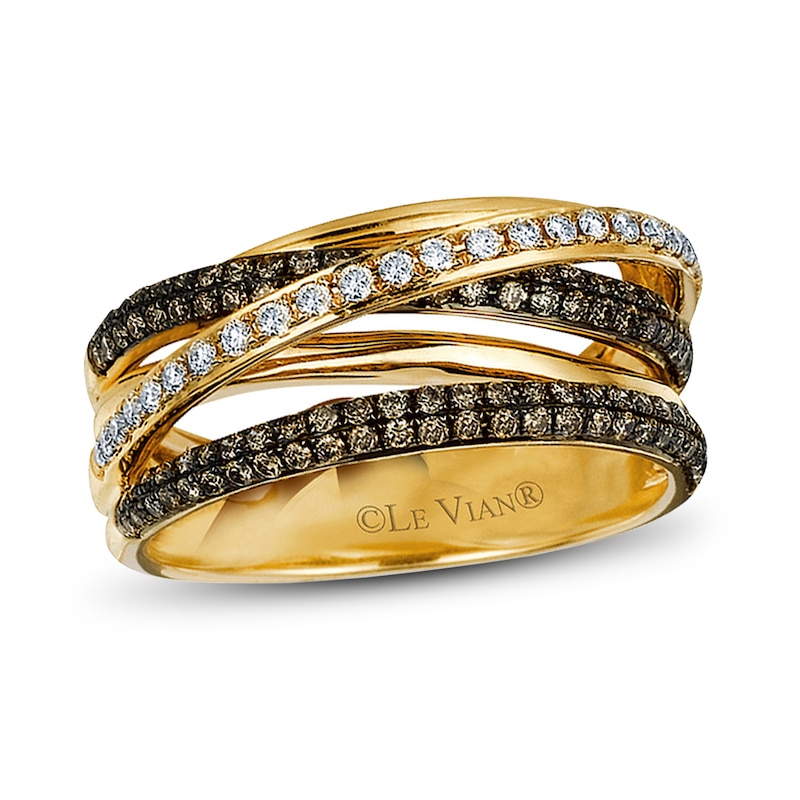 Main Image 1 of Previously Owned Le Vian Diamond Fashion Ring 7/8 ct tw 14K Honey Gold