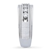 Thumbnail Image 3 of Previously Owned Men's Diamond Wedding Band 1 ct tw Round-cut 14K White Gold