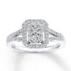 Thumbnail Image 1 of Previously Owned Ring 1/2 ct tw Diamonds 14K White Gold