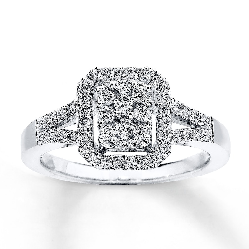 Main Image 1 of Previously Owned Ring 1/2 ct tw Diamonds 14K White Gold