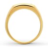 Thumbnail Image 2 of Previously Owned Men's Diamond Wedding Band 1/2 ct tw Round-cut 14K Yellow Gold