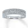 Thumbnail Image 1 of Previously Owned Diamond Anniversary Ring 1/2 ct tw 14K White Gold