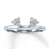 Thumbnail Image 1 of Previously Owned Diamond Wedding Band 1/8 ct tw Round-Cut 14K White Gold