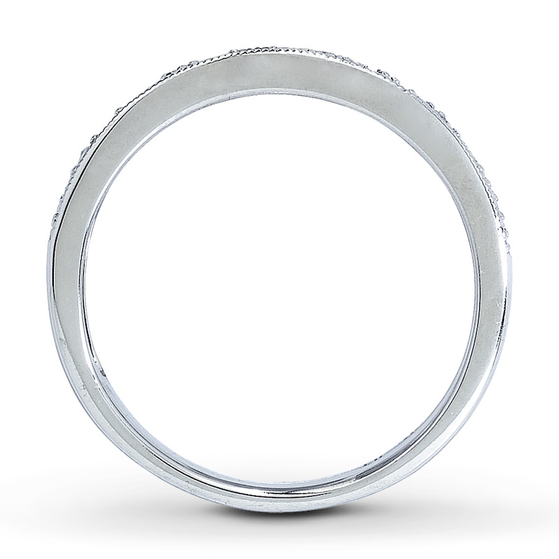 Main Image 2 of Previously Owned Diamond Ring 1/20 ct tw Round-cut 10K White Gold
