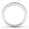 Thumbnail Image 2 of Previously Owned Wedding Band 1/5 ct tw Round-cut Diamonds 14K White Gold