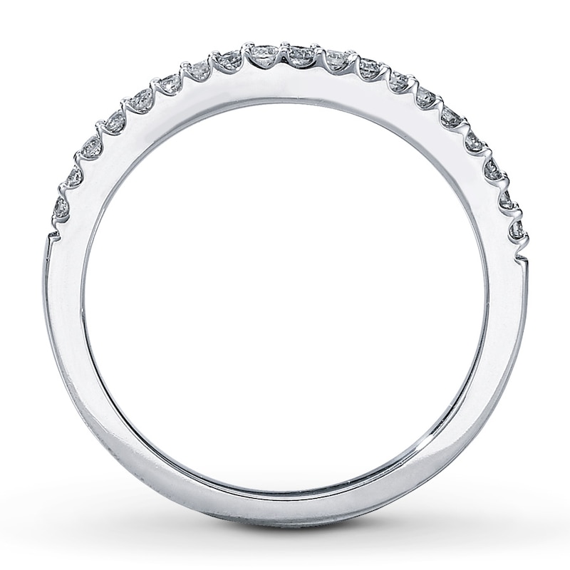 Main Image 2 of Previously Owned Wedding Band 1/5 ct tw Round-cut Diamonds 14K White Gold
