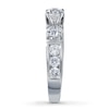 Thumbnail Image 2 of Previously Owned 3-Stone Diamond Ring 3 ct tw Round-cut 14K White Gold