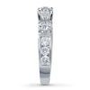 Thumbnail Image 3 of Previously Owned 3-Stone Diamond Ring 3 ct tw Round-cut 14K White Gold