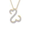 Previously Owned Necklace 1/10 ct tw Diamonds 14K Yellow Gold 18"