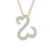 Thumbnail Image 1 of Previously Owned Necklace 1/10 ct tw Diamonds 14K Yellow Gold 18&quot;