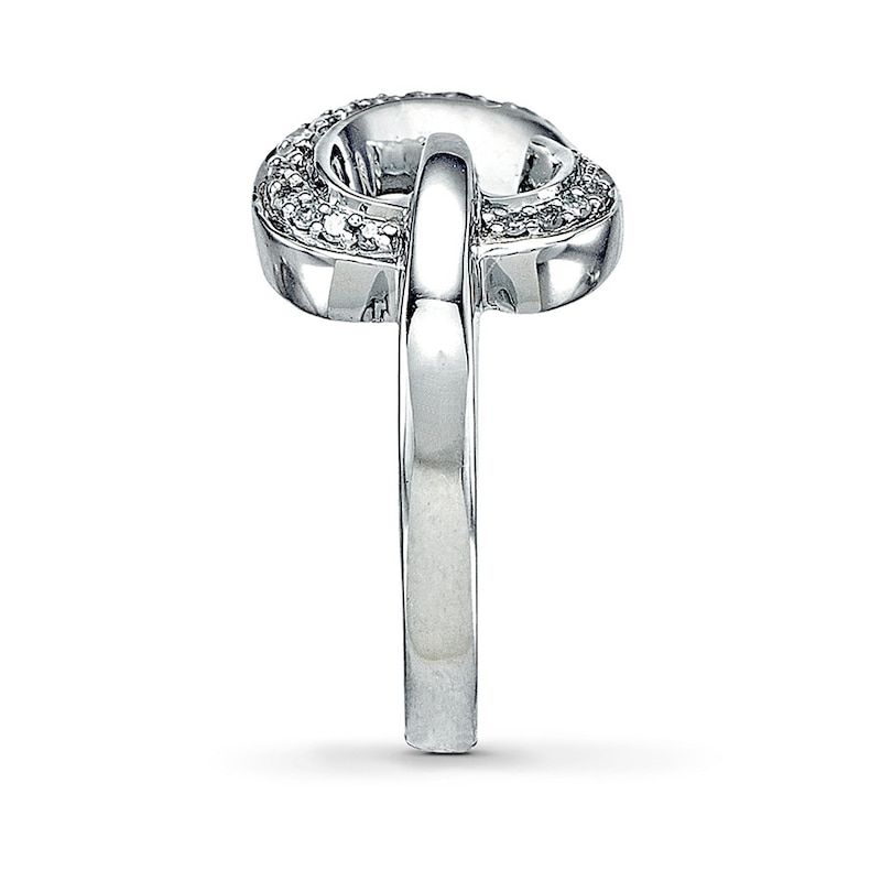 Main Image 2 of Previously Owned Ring 1/6 ct tw Diamonds Sterling Silver
