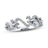 Thumbnail Image 1 of Previously Owned Open Hearts Diamond Ring 1/8 ct tw 14K White Gold