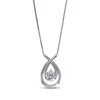 Thumbnail Image 1 of Previously Owned Diamond Necklace 1/5 cttw Sterling Silver