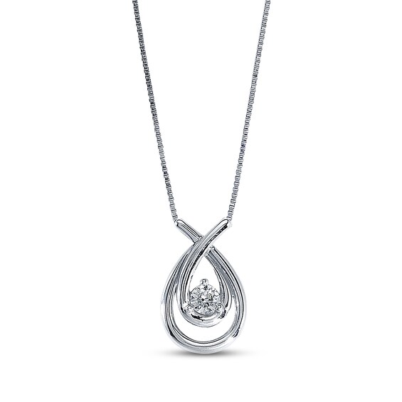 Previously Owned Diamond Necklace 1/5 cttw Sterling Silver