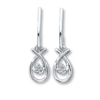 Previously Owned Earrings 1/15 ct tw Diamonds Sterling Silver