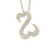 Previously Owned Necklace 1/2 ct tw Diamonds 14K Yellow Gold 18"