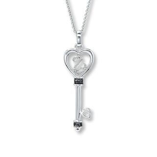 Previously Owned Open Hearts Diamond Necklace Sterling Silver | Kay