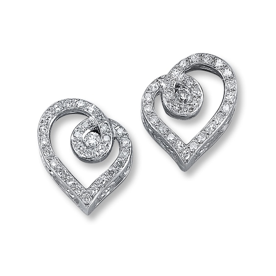 Previously Owned Earrings 1/4 ct tw Diamonds Sterling Silver