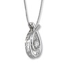 Thumbnail Image 2 of Previously Owned Necklace 1/2 Carat Diamond 14K White Gold 18&quot;