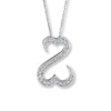 Thumbnail Image 2 of Previously Owned Necklace 1/4 ct tw Diamonds 14K White Gold 18&quot;
