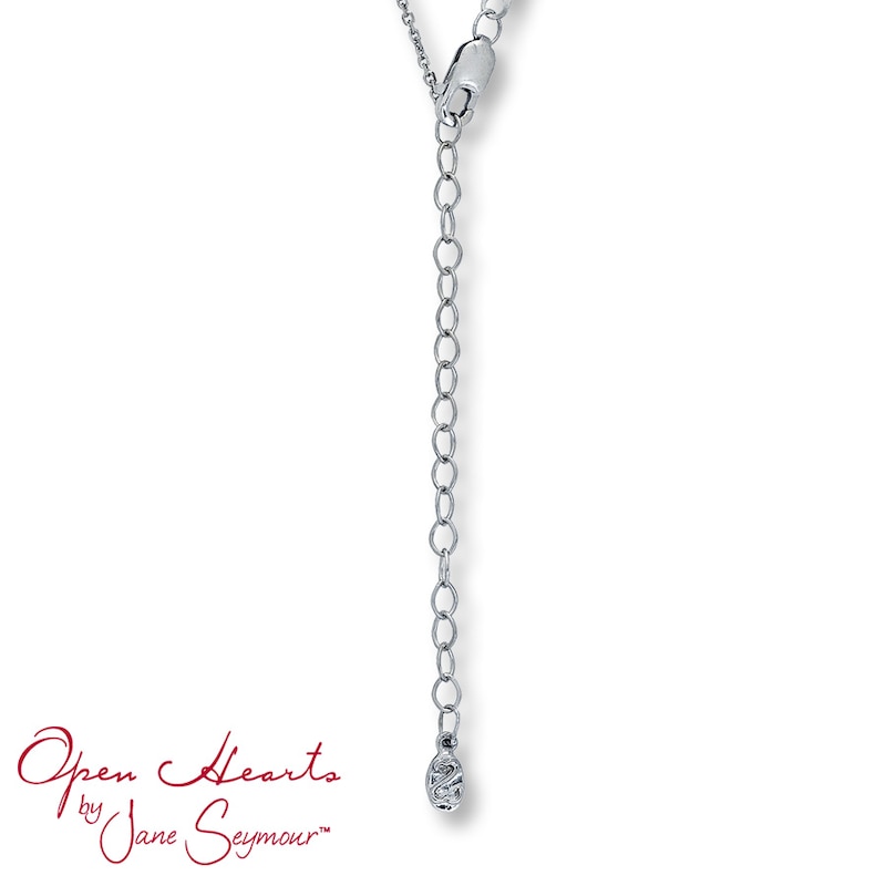 Main Image 4 of Previously Owned Necklace 1/4 ct tw Diamonds 14K White Gold 18&quot;