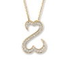 Thumbnail Image 1 of Previously Owned Necklace 1/4 ct tw Diamonds 14K Yellow Gold 18"