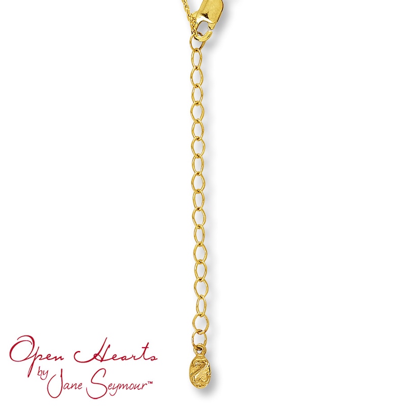 Main Image 3 of Previously Owned Necklace 1/4 ct tw Diamonds 14K Yellow Gold 18"