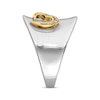 Thumbnail Image 3 of Previously Owned Diamond Open Heart Ring 1/20 cttw Sterling Silver/14K Yellow Gold