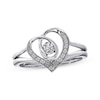Thumbnail Image 0 of Previously Owned Diamond Heart Ring 1/6 ct tw Round-cut Sterling Silver