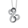 Thumbnail Image 0 of Previously Owned Necklace 3/8 ct tw Diamonds Sterling Silver 20"
