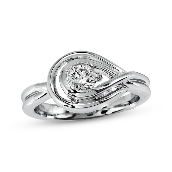 Previously Owned Diamond Fashion Ring 1/2 cttw 14K White Gold