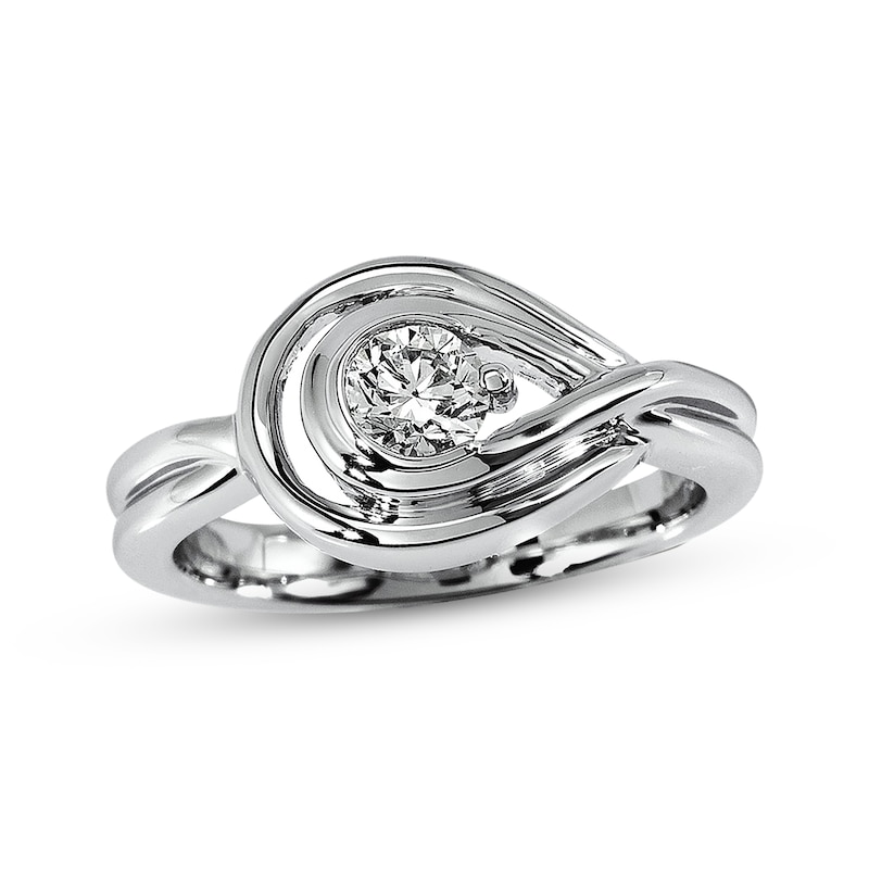 Previously Owned Diamond Fashion Ring 1/2 cttw 14K White Gold | Kay