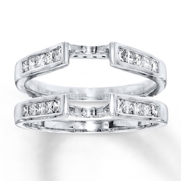 Previously Owned Diamond Enhancer Ring 5/8 ct tw 14K White Gold