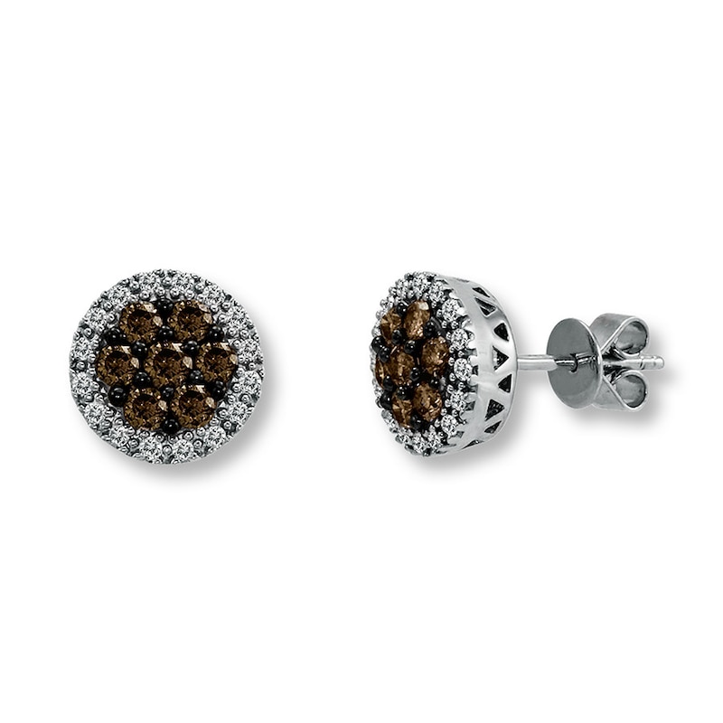 Main Image 1 of Previously Owned Le Vian Chocolate Diamonds 5/8 ct tw Earrings 14K Vanilla Gold