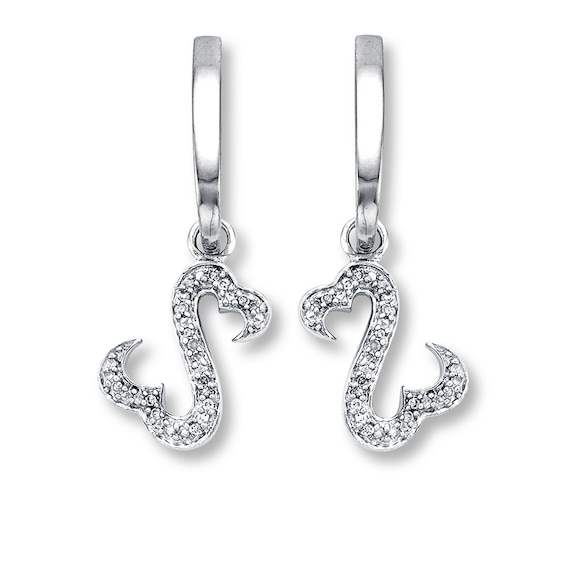 Previously Owned Earrings 1/6 ct tw Diamonds Sterling Silver